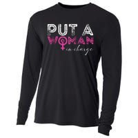 Put A Woman In Charge Cooling Performance Long Sleeve Crew