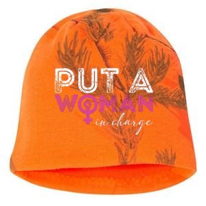 Put A Woman In Charge Kati - Camo Knit Beanie