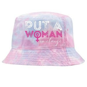 Put A Woman In Charge Tie-Dyed Bucket Hat