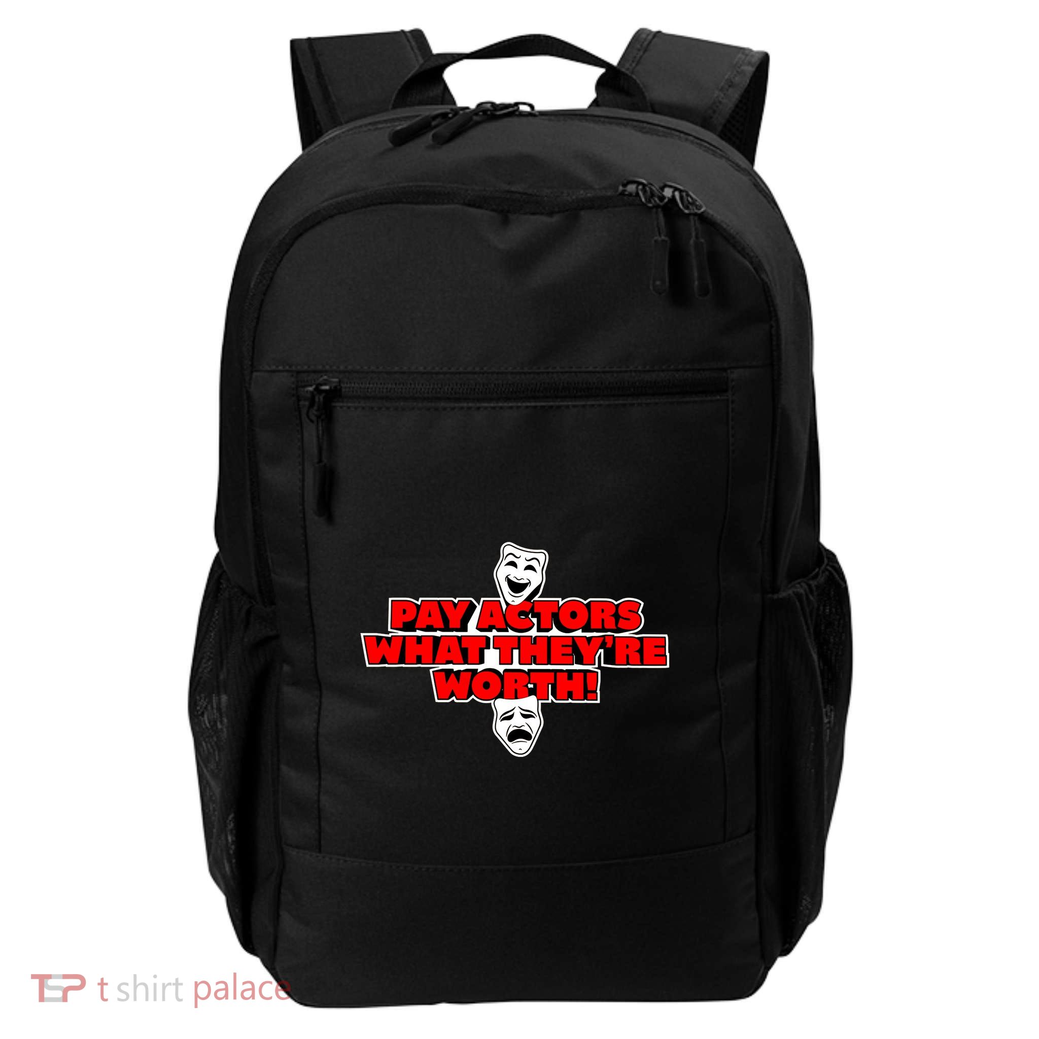 Pay Actors What Theyre Worth Sag Aftra On Strike WGA Protest Background Actor Backpack