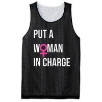 Put A Woman In Charge Potus Female President Mesh Reversible Basketball Jersey Tank