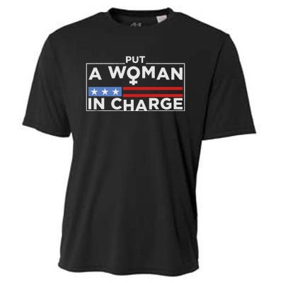 Put A Woman In Charge Potus Female President Cooling Performance Crew T-Shirt