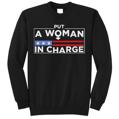 Put A Woman In Charge Potus Female President Sweatshirt