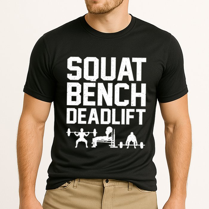 Powerlifting Art Weight Lifting Power Lifter Gift Cooling Performance Crew T-Shirt