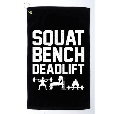 Powerlifting Art Weight Lifting Power Lifter Gift Golf Towel