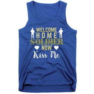 Proud Army Wife Friend Welcome Home Soldier Now Me Cute Gift Tank Top