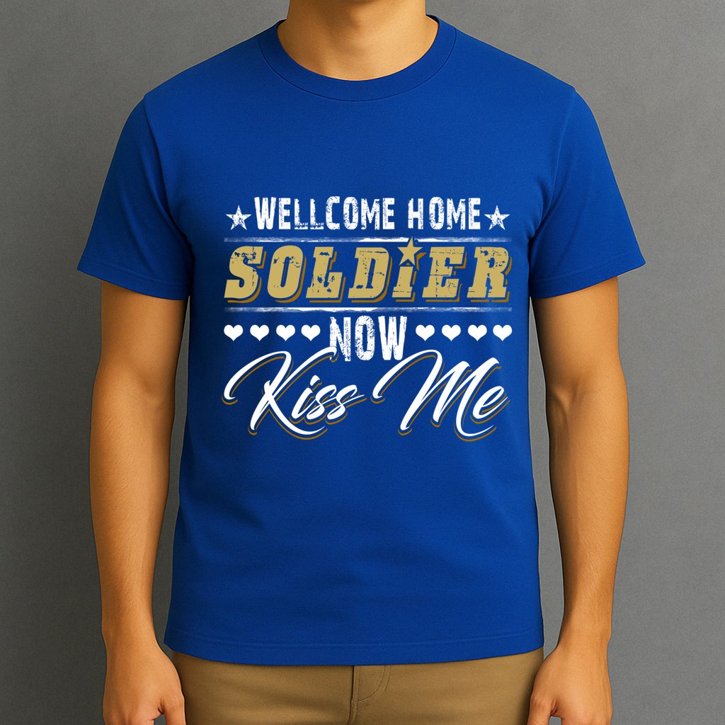 Proud Army Wife Friend Welcome Home Soldier Now Me Gift T-Shirt