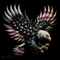 Patriotic American With Eagle And Usa Flag Mesh Reversible Basketball Jersey Tank