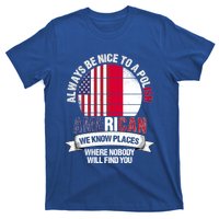 Polish American We Know Places Where Country Poland Flag Gift T-Shirt