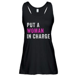 Put A Woman In Charge Ladies Essential Flowy Tank