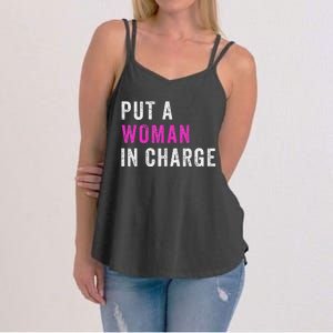 Put A Woman In Charge Women's Strappy Tank