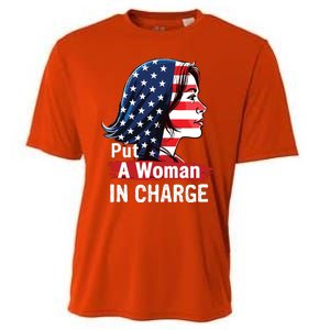 Put A Woman In Charge 2024 Empower Women In Politics Cooling Performance Crew T-Shirt