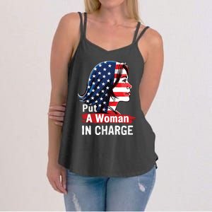 Put A Woman In Charge 2024 Empower Women In Politics Women's Strappy Tank