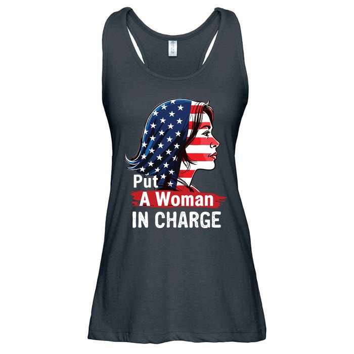 Put A Woman In Charge 2024 Empower Women In Politics Ladies Essential Flowy Tank