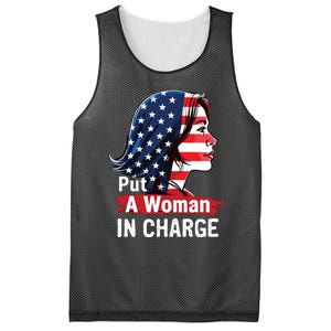 Put A Woman In Charge 2024 Empower Women In Politics Mesh Reversible Basketball Jersey Tank