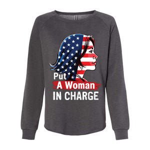 Put A Woman In Charge 2024 Empower Women In Politics Womens California Wash Sweatshirt