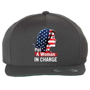 Put A Woman In Charge 2024 Empower Women In Politics Wool Snapback Cap