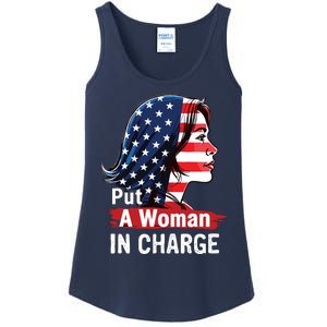 Put A Woman In Charge 2024 Empower Women In Politics Ladies Essential Tank