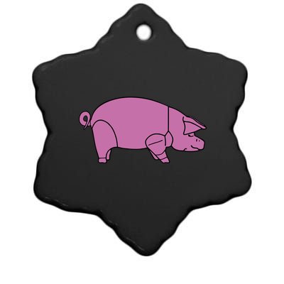 Pig As Worn By Dave Gilmour Ceramic Star Ornament