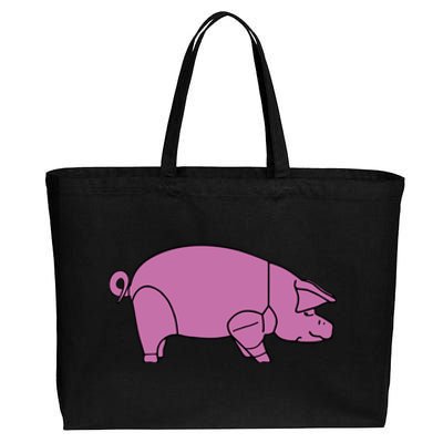 Pig As Worn By Dave Gilmour Cotton Canvas Jumbo Tote