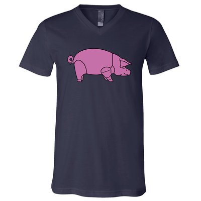 Pig As Worn By Dave Gilmour V-Neck T-Shirt