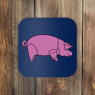 Pig As Worn By Dave Gilmour Coaster