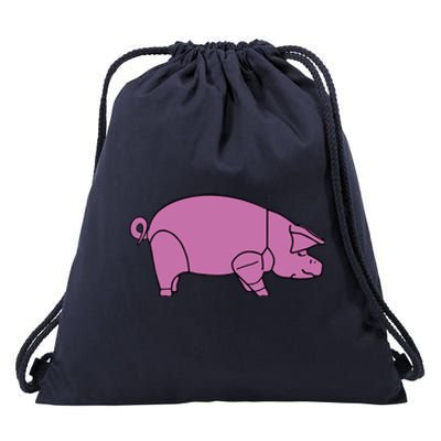 Pig As Worn By Dave Gilmour Drawstring Bag