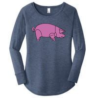 Pig As Worn By Dave Gilmour Women's Perfect Tri Tunic Long Sleeve Shirt