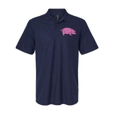 Pig As Worn By Dave Gilmour Softstyle Adult Sport Polo