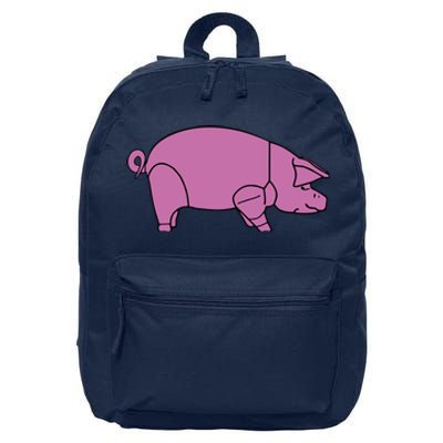 Pig As Worn By Dave Gilmour 16 in Basic Backpack