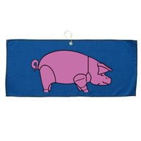 Pig As Worn By Dave Gilmour Large Microfiber Waffle Golf Towel