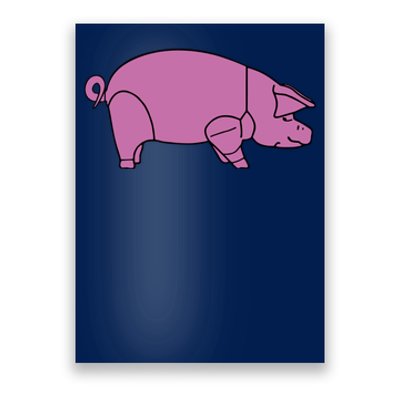 Pig As Worn By Dave Gilmour Poster