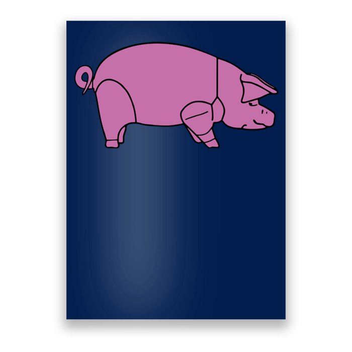 Pig As Worn By Dave Gilmour Poster