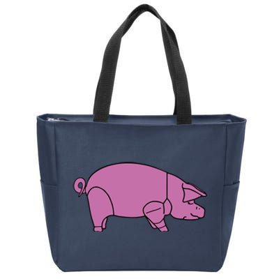 Pig As Worn By Dave Gilmour Zip Tote Bag