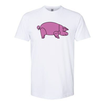 Pig As Worn By Dave Gilmour Softstyle CVC T-Shirt