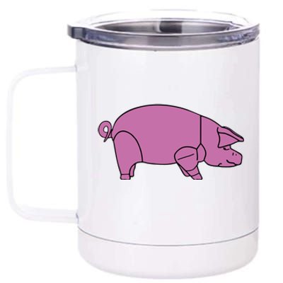 Pig As Worn By Dave Gilmour 12 oz Stainless Steel Tumbler Cup