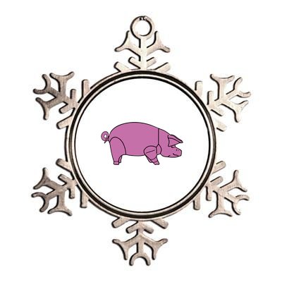 Pig As Worn By Dave Gilmour Metallic Star Ornament