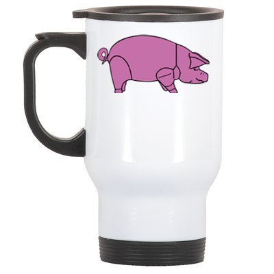 Pig As Worn By Dave Gilmour Stainless Steel Travel Mug