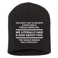 Proud American We Literally Had A War About This Short Acrylic Beanie