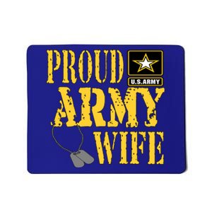 Proud Army Wife Gift Military Pride Meaningful Gift Mousepad