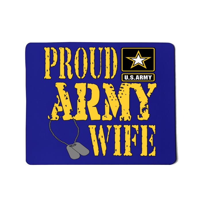 Proud Army Wife Gift Military Pride Meaningful Gift Mousepad