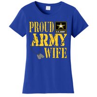 Proud Army Wife Gift Military Pride Meaningful Gift Women's T-Shirt