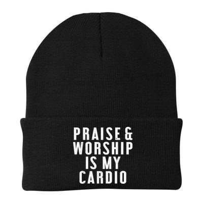 Praise And Worship Is My Cardio Funny Beanie