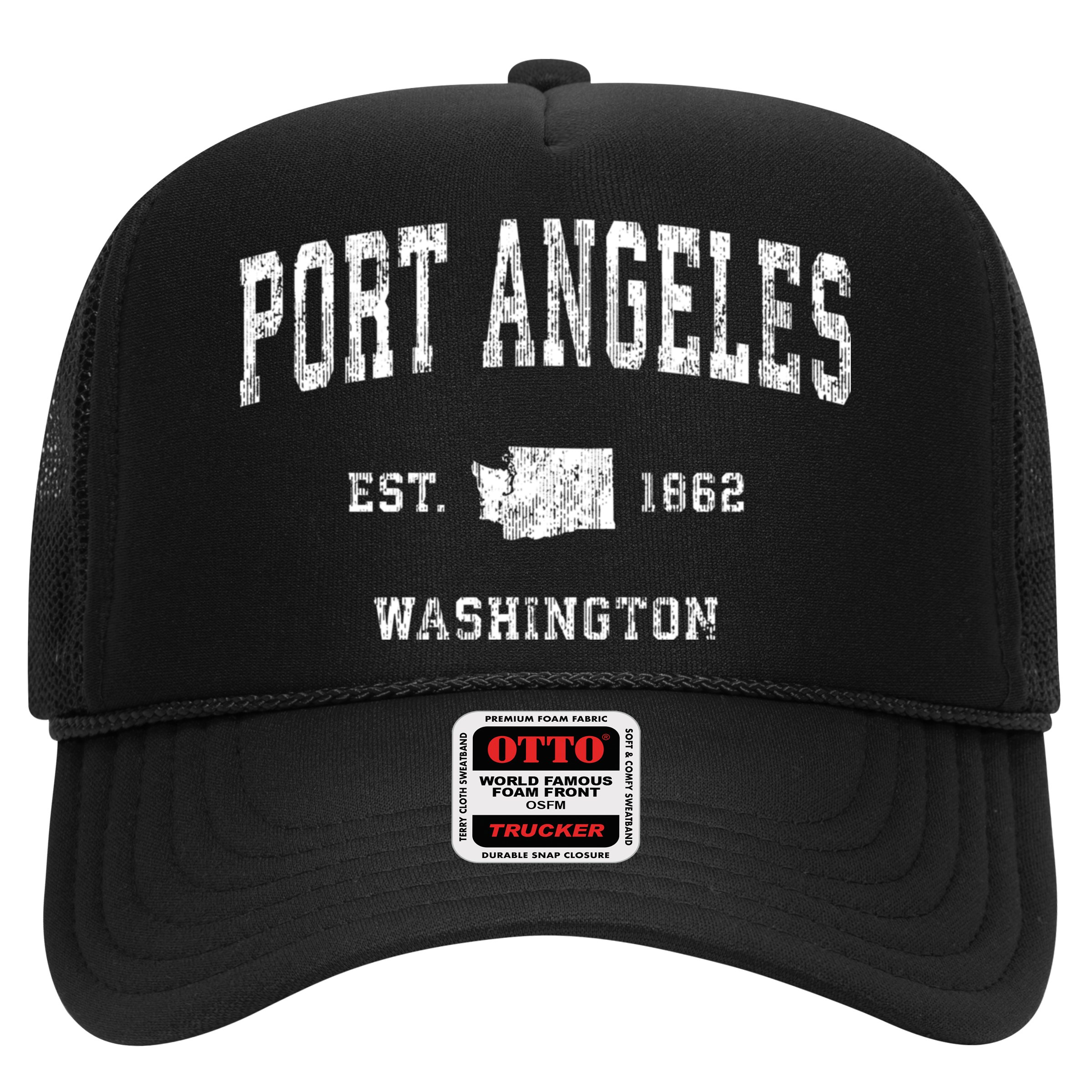 Port Angeles Washington Wa Vintage Athletic Sports Hat