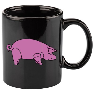 Pig As Worn 11oz C Handle Ceramic Mug