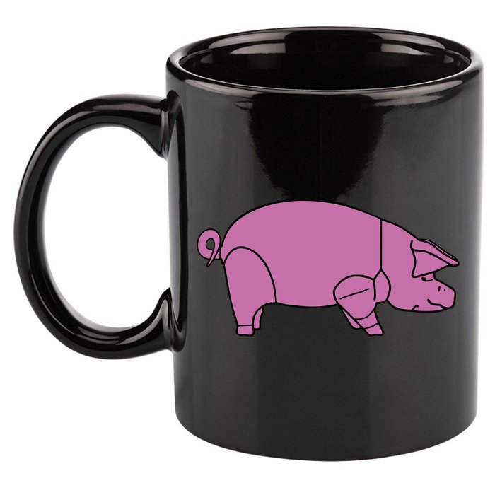 Pig As Worn 11oz C Handle Ceramic Mug