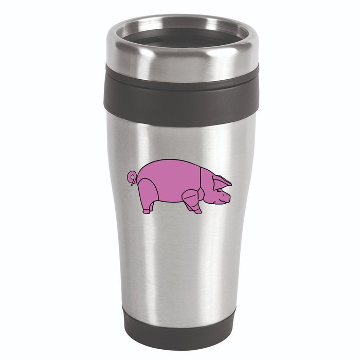 Pig As Worn 16oz Travel Tumbler
