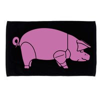 Pig As Worn Microfiber Hand Towel