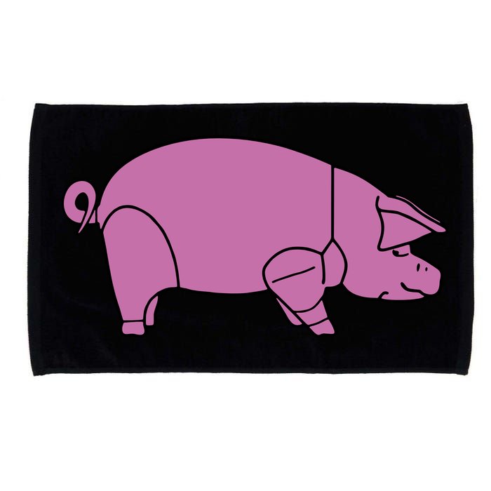 Pig As Worn Microfiber Hand Towel
