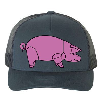 Pig As Worn Yupoong Adult 5-Panel Trucker Hat